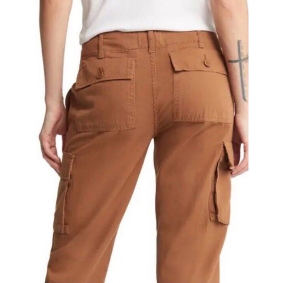 Frame Denim Relaxed Fit Utility Pants in Washed Latte, size 26 - Picture 2 of 16